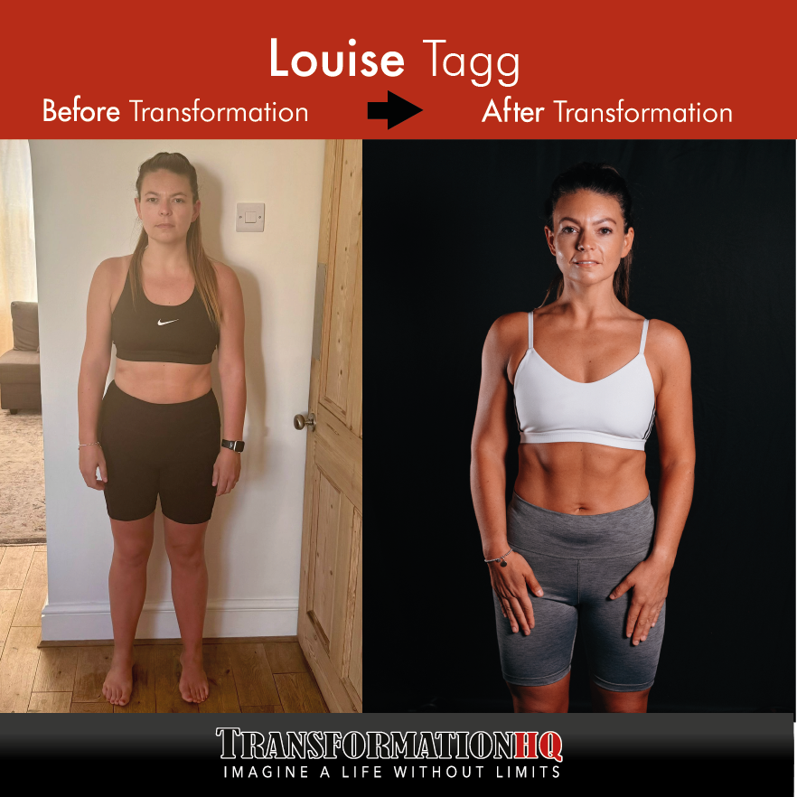 Louise Tagg fat loss transformation Transformation HQ